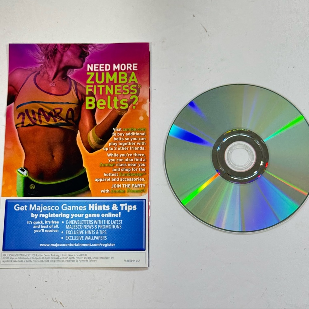 Zumba Fitness Join The Party Wii Game with Belt Exercise NWT - Picture 4 of 4